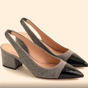 J. Crew Laney Wool Slingback